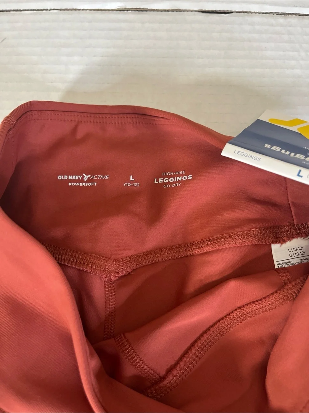 Old Navy Rust-Red High Rise Leggings